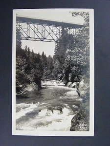 Tarjeta postal con foto real Green River Gorge Washington WA RPPC c1930-50 - Imagen 1 de 1