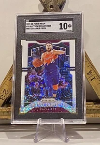 Matthew Dellavedova 1 of 20 White Sparkle 2019 Panini Prizm #70 SSP SGC 10 - Picture 1 of 2