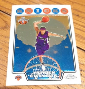 PATRICK EWING JR 🏀 BASKETBALL CARD NY NEW YORK KNICKS ROOKIE CARD RC CHROME - Picture 1 of 5