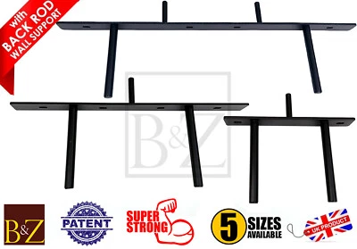 Плавающие кронштейны полки сверхмощный длинный скрытый невидимая потайная со спинкой стержень - Изображение 1 из 4