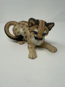 Lenox Smithsonian Institution 1991 Florida Panther Cub App 7” Long Figurine IOB - Picture 1 of 11