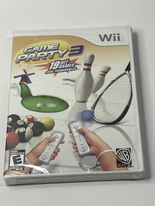 Game Party 3 (Nintendo Wii, 2009) Brand New Sealed - Picture 1 of 3