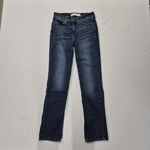 Jeans donna Signature by Levi totalmente modellante gamba dritta lavaggio scuro 26x32 - Foto 1 di 14