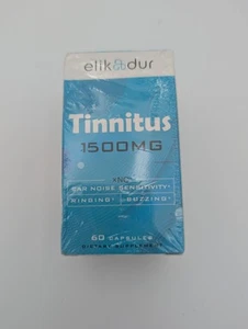 1500 MG Tinnitus Relief for Ringing Ears Supplement, Supports Ear Health, New - Picture 1 of 7