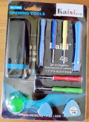 NUEVO Juego de herramientas de apertura de reparación de teléfonos profesionales Distribución de tornillos   Foto 1 de 4