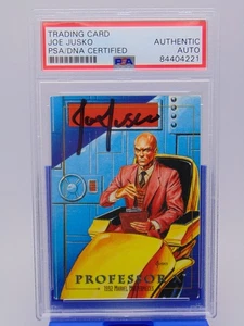 JOE JUSKO Autographed 1992 Marvel Card Prof X Charles Xavier PSA DNA Auto Cert - Picture 1 of 3