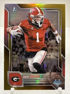 2025 Bowman Chrome U - GOLD #180 Talyn Taylor 1st 15/50 - Picture 1 of 2