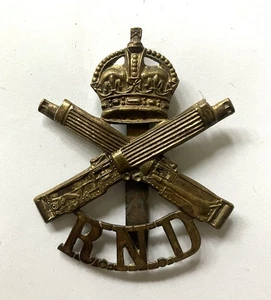 British Royal Naval Division Machine Gun Corps cap badge - Picture 1 of 2