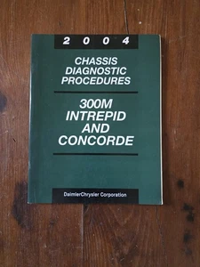 2004 Chrysler 300M Intrepid Concorde Chassis Diagnostic Procedure Service Manual - Bild 1 von 2