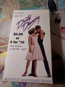 Dirty Dancing VHS Digitally Remastered Sound Patrick Swayze Jennifer Grey 1998 - Picture 1 of 2