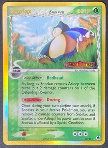 Snorlax 10/101 Delta Species Dragon Frontiers Reverse Holo Stamped - Bild 1 von 2