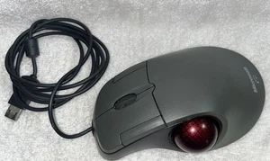 Microsoft Trackball Optical 1.0 USB/PS2 Mouse Tested Ergonomic - Picture 1 of 3