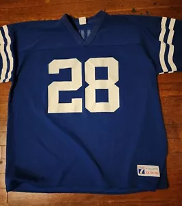Vintage Logo 7 Marshall Faulk Indianapolis Colts Jersey Size 2XL - Picture 1 of 12