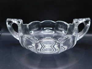 Trophy Style Art Deco Glass Handled Candy Serving Bowl - Picture 1 of 8