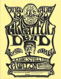 Grateful Dead Sopwith Camel Family Dog Handbill Flyer 1966 Mouse Kelley - Picture 1 of 1