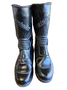 Motodry Men's Motorcycle Long Boots Size Eur 40 US 7 - Picture 1 of 7