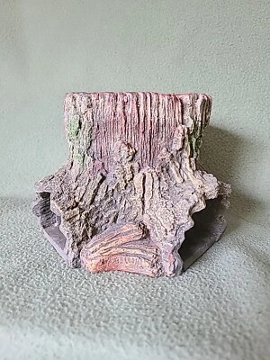 Acuario Cueva Árbol Tocón Tronco Escondite Pecera Decoraciones Accesorios Adorno Foto 1 de 4