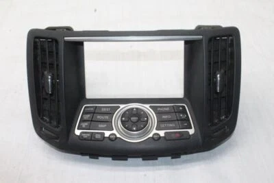 Infiniti G37S 2008 cupé V36 #244 pantalla de tablero central bisel ventilación de aire con sintonizador Foto 1 de 4