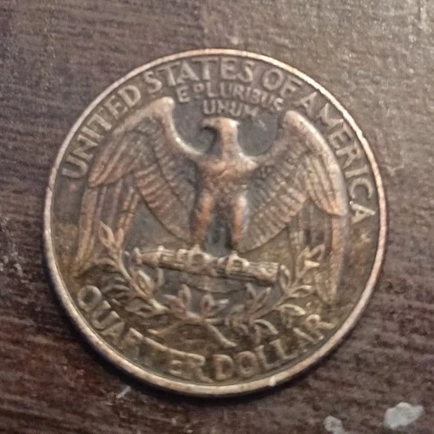 Toned Possible Error 1995 Quarter Cover