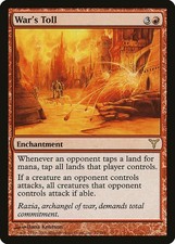 Mtg-cost of war nm english dissension war's toll
