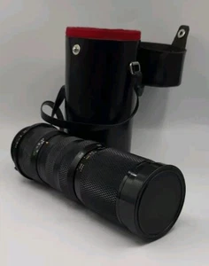 Super Albinar Black's Film Camera Lens Zoom 85-210mm Made In Japan With Case - Picture 1 of 9