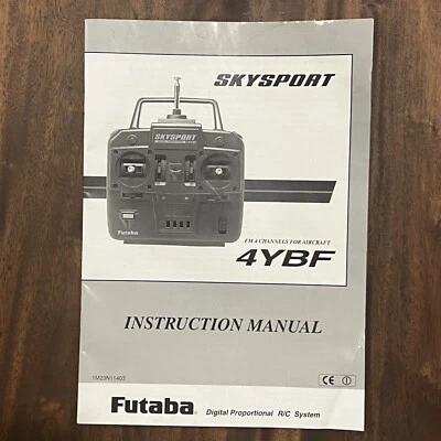 RC Plane Aircraft Airplane Instruction Manual Control Futaba Skysport 4YBF - Image 1 of 4