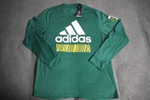 Nuova Adidas Portland Timbers maglia manica lunga uomo XL verde creatore MLS calcio - Foto 1 di 10