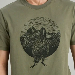 Kathmandu Kea Calling Herren T-Shirt Bio Baumwolle Grün Gr. 2XL - Bild 1 von 17