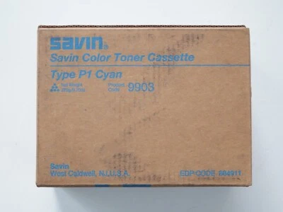 Ricoh/Savin 884911 9903 P1 Cyan Toner Cassette for DSc332/DSc338/C2820 NEW - Image 1 of 4