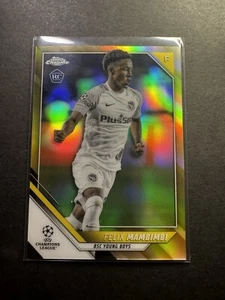 2021-22 Topps Chrome UCL /50 Felix Mambimbi RC #104 Rookie Gold Refractor - Picture 1 of 2