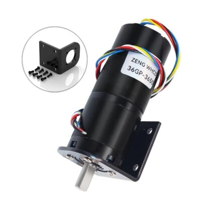 Planetary Reduction Motor DC 12V 24V Brushless Reversible High Torque 36GP-3650 - Image 1 of 4
