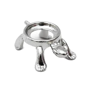 Mini Silver Turtle Display Stand Gemstone Eggs Spheres Marbles Ball Holders - Picture 1 of 49