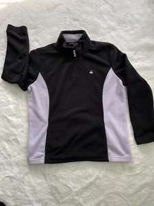 Brooks Brothers for Women Black/Purple Fleece Pullover XL - Picture 1 of 4