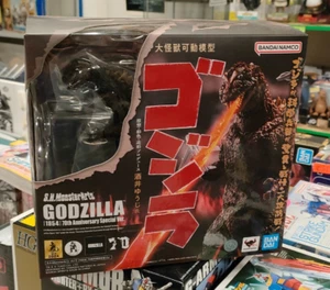 Godzilla 1954 S.H. MonsterArts Action Figure 70th Anniversary Special Ver BANDAI - Foto 1 di 9