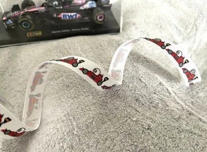Dibujos animados F1 RACING DRIVER Fórmula Uno - Cinta deportiva de grosgrain - var longitudes 12 mm - Imagen 1 de 9