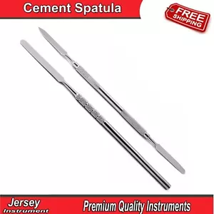 Dental Restorative Cement Mixing Spatula Set Of 2 Wax Modelling Instruments CE - Picture 1 of 6