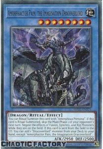 YUGIOH MP23-EN278 Amorphactor Pain, the Imagination Dracoverlord Common 1st Edit - Picture 1 of 1
