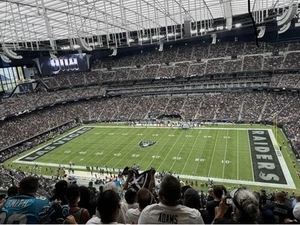 Las Vegas Raiders Vs San Francisco 49ers Sec 435 Row 7 Seats 7 & 8 (2 Tickets) - Picture 1 of 3
