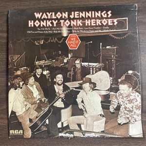 Waylon Jennings (Honky Tonk Heroes) LP Vinyl Record APL 1-0240 Stereo - Picture 1 of 6