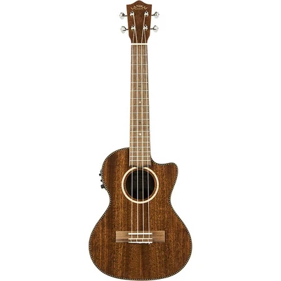 Tenor Lanikai MAS-CET todo caoba maciza con preamplificador Kula ukelele A/E caoba Foto 1 de 3