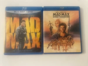 MAD MAX + MAD MAX BEYOND THUNDERDOME  Mel Gibson  Tina Turner  Blu-ray  USA - Picture 1 of 2