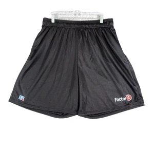 Russell Athletic Basketball Shorts Herren XXL schwarz elastischer Bund Netz 32x7,5" - Bild 1 von 12