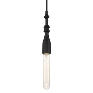 Designers Fountain D231M-5P Louise 5"W Mini Pendant - Black - Picture 1 of 4