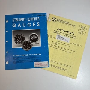 Catálogo Medidores Stewart-Warner 1987 y lista de precios 1990 - Imagen 1 de 4