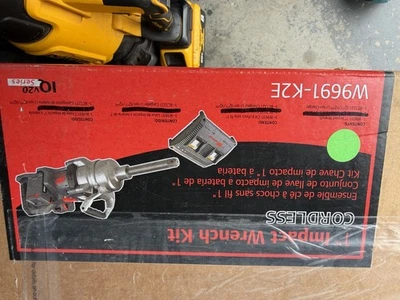 Ingersoll Rand W9691-K2E 20v 1" Dr 6" Yunque Impacto con 4 Baterías BL2022 5ah Foto 1 de 4