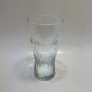 Vintage - Klar Coca Cola Glas Klassisches Design Schriftzug Logo 17,2 Oz. - Bild 1 von 4