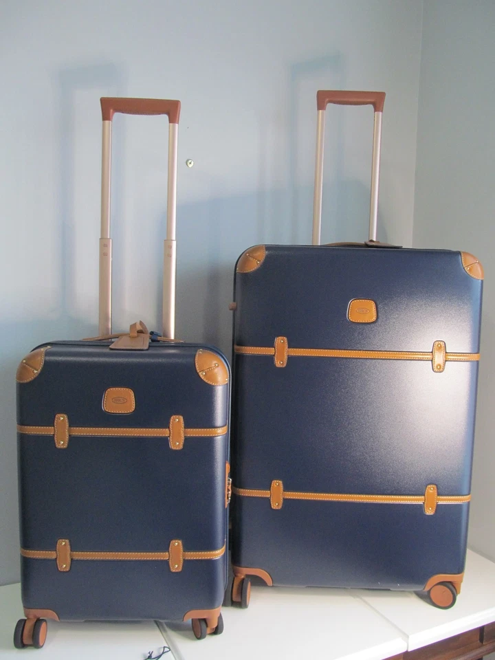 Bric's Milano-Italy Belligio Trunk Spinner Luggage Set Navy Blue-TSA Locking-NWT - Image 1 of 4