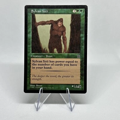 Magic the Gathering ~ MTG ~ Sylvan Yeti ~ PORTAL II  - Image 1 of 4