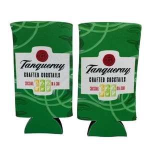 Menge 2 Tanqueray Handarbeit Cocktails Bier Koozie Kühlhülle, Brandneu - Bild 1 von 4