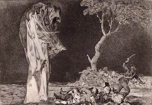Disparate de miedo by Francisco de Goya Art Print - Picture 1 of 1